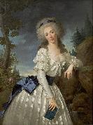Antoine Vestier Portrait of a Lady with a Book France oil painting artist